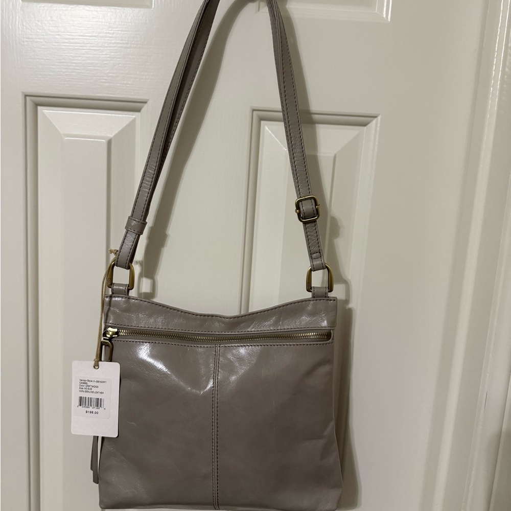 Hobo Sleek Gray/taupe Crossbody Bag